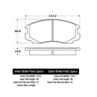 Pastillas Freno Para Auto Powerstop 17-602
