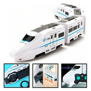 Tren Electrico Control Remoto 4 Vagones Musica Efectos Aspor