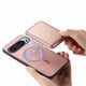 thumbnail image 4 of Funda de Cuero Magnética con Tarjetero para Google Pixel 9 Pro XL Cubierta Delgada Rosa, 4 of 4