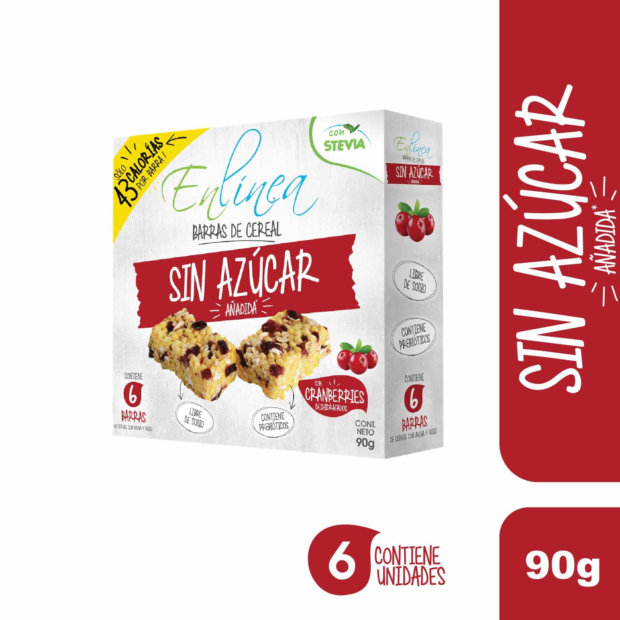 Barra De Cereal Cranberries 90 g En Línea