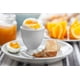 thumbnail image 2 of Huevera HIC Kitchen de porcelana fina blanca 5x3 cm, 2 of 5