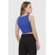 thumbnail image 2 of Polera Mujer Sin Mangas Crop Azul Corona, 2 of 5