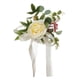thumbnail image 5 of Flor De Rosa Artificial Para Silla De Pasillo, Para Boda, Cumplea?os, Amarillo, 5 of 5
