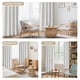 thumbnail image 5 of Cortinas Joydeco Blancas Boho 244 cm Alto 2 Paneles Semi Translúcidas, 5 of 9