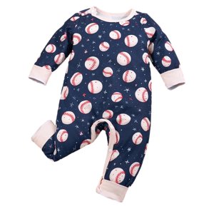 Bothyi - Mono De Manga Larga Para Primavera Y Otoño, Ropa Cómoda Con Estampado Para Bebé De 12 A 18 Meses