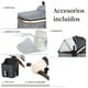 thumbnail image 2 of Coche Cuna Con Silla Nido Y Accesorios Gris LuBabycas, 2 of 8