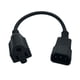 thumbnail image 5 of Cable De Alimentación IEC320 C14 A Estándar Americano 5-15R Cable De Extensión 0,6 M 3 Pines, 5 of 5
