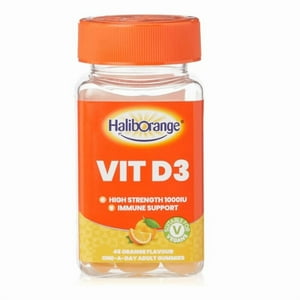 Haliborange - Gomitas De Vitamina D Para Adultos Sabor Naranja (30 Gomitas)