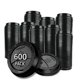 thumbnail image 1 of Paquete de 600 tapas desechables para tazas de café Homelance, color negro, 1 of 6