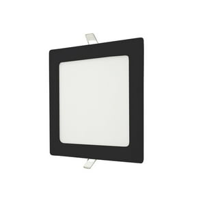 Embutido Led Cuadrado Daumer Marco Negro 6W Luz Neutra