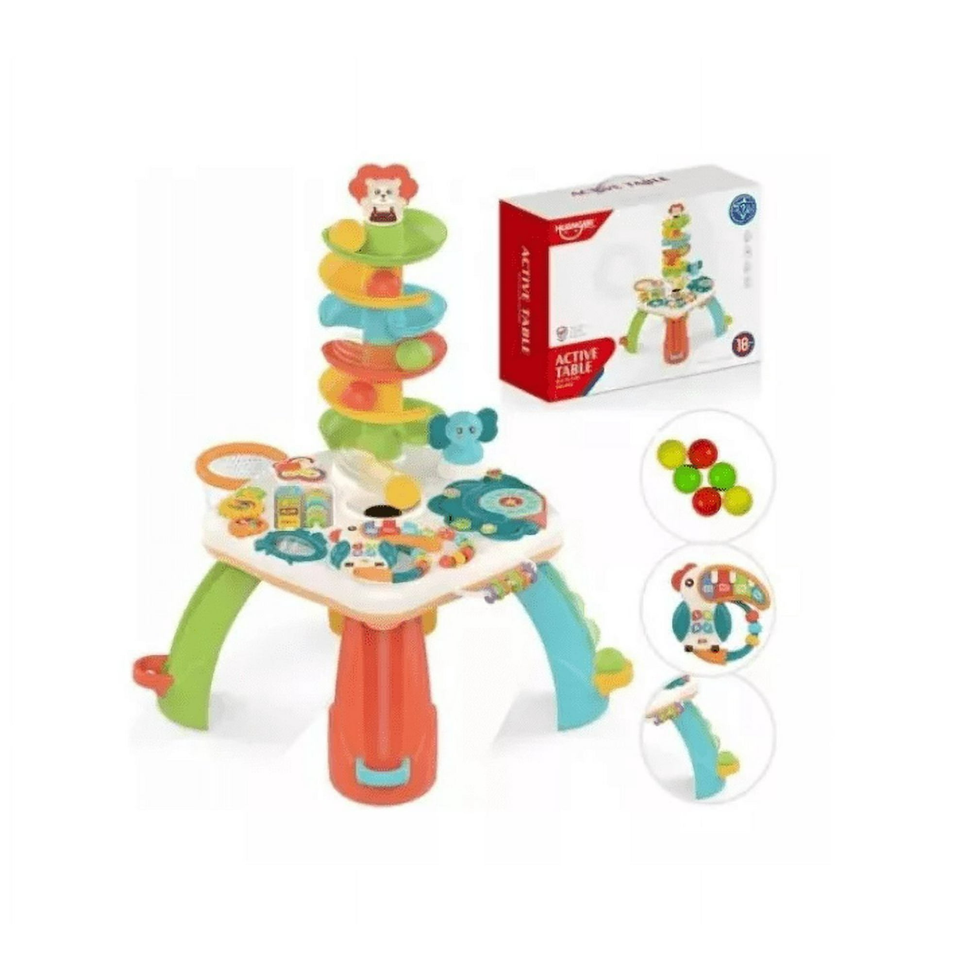 Huanger - Mesa Didáctica Pelotitas Pista Multisensorial Juegos Bebés