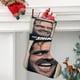 thumbnail image 2 of El Resplandor Tema: Calcetines de Navidad, fino lino blanco para colgar en escaleras y chimenea, decoración navideña para el hogar, regalo de Navidad.54cm×38cm, 2 of 5