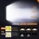 thumbnail image 3 of Barra de luces LED Nilight de 51 cm 75 W 9000 lm IP68 para offroad, 3 of 9