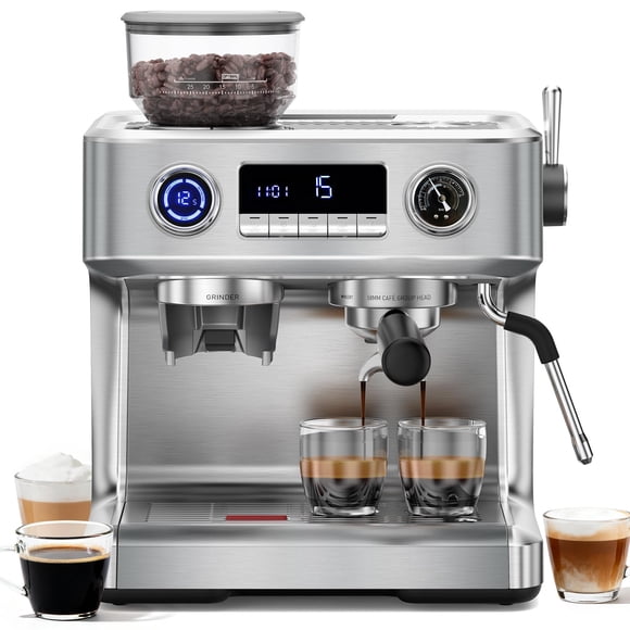 Máquina de Espresso COWSAR Doble Caldera y Molino