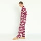 thumbnail image 2 of Pijama de Mujer Sport Manga Larga Burdeo Estampado, 2 of 4