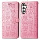 thumbnail image 1 of Funda Cartera FOXDOCK para Samsung Galaxy A25 5G , Flip PU con Relieve de Gatos y Perros, Tarjetero y Soporte, 1 of 6
