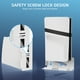 thumbnail image 3 of Soporte de pared universal compatible con la consola PlayStation 5 Pro/Slim - Soporte organizador de material metálico para mandos de juegos-Blanco, 3 of 6