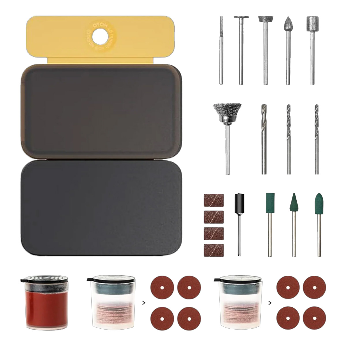 Hoto Kit De Accesorios Para Herramienta Rotativa