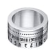 thumbnail image 3 of Números arábigos para hombres Estilo Anillos giratorios Acero inoxidable Anillo giratorio 9, 3 of 5