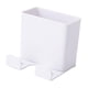 thumbnail image 1 of Cajas De Almacenamiento Para Mando A Distancia, Estante Autoadhesivo De Carga Con Enchufe Para El Hogar, Color Blanco, 1 of 5