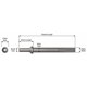 thumbnail image 2 of Cincel y raspador Ajax Tool Works 955 .498 Shank 1-5/16, 2 of 6
