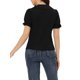 thumbnail image 3 of INSPIRE CHIC Blusa de Mujer para Regreso a Clases Cuello Vintage Peter Pan con Lazo Casual Linda Camisa de Algodón con Botones L Negro, 3 of 6
