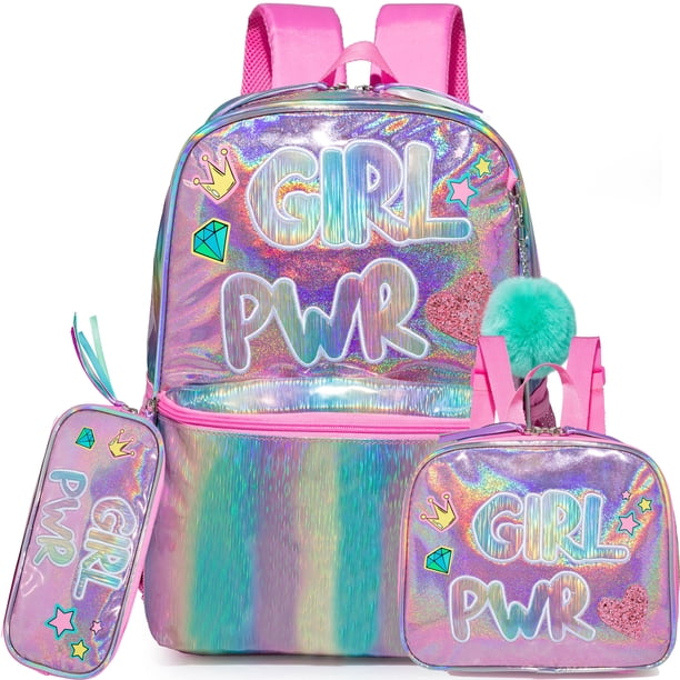 Backpack for Girls School Backpacks for Kids Bookbag for Elementary Kindergarten Students Travel Bag with Lunchbox and Penbag