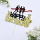 thumbnail image 3 of Cake Topper Dxsdgetue Black Gold Sports Marathon Birthday, 3 of 8