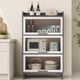thumbnail image 1 of Aparador Buffet Mueble De Cocina Bar Con Puertas Repisas Madera MDF 80x34x129 cm, 1 of 5