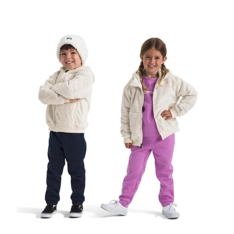 Sudadera Con Capucha The North Face Para Niños Osito Con Cremallera Completa White Dune - 7