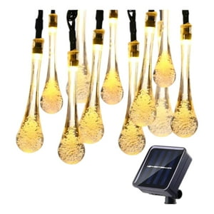 Genérico - Guirnalda De Luz Solar Led Navidad, En Forma De Gota