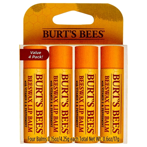 Bálsamo Labial Burts Bees 4 x 4.5 ml Unisex