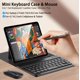 thumbnail image 2 of Set de teclado y mouse voppton Mini de 7,9" con funda de cuero Bluetooth, 2 of 8