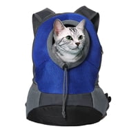 Defensor - Mochila Transportadora Para Mascotas, Perros, Gatos,Color Azul, Talla L