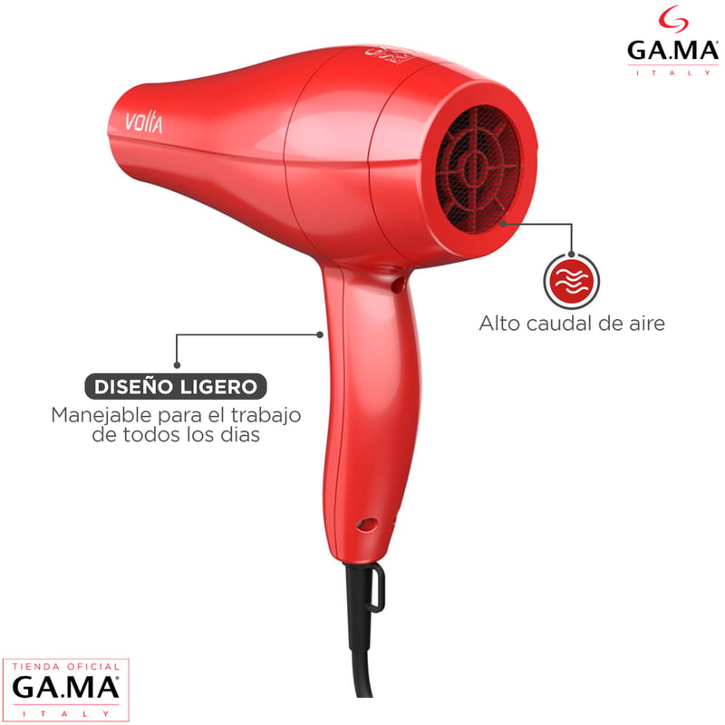 thumbnail image 2 of Secador De Pelo Profesional Gama Volta Ion Salon Exclusive, 2 of 2