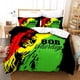 thumbnail image 1 of Penutup Selimut Set Tempat Tidur Bob Marley Penutup Selimut Tempat Tidur Kustom Untuk Anak-anak Laki-laki Dewasa Dekorasi, 1 of 5