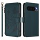 thumbnail image 2 of Funda Cartera Mariposa para [Google Pixel 9 Pro XL] con Soporte y Cremallera Verde oscuro, 2 of 6