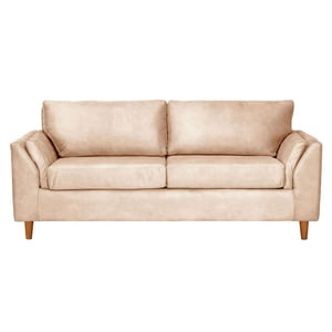 Latam Home - Sofa Milan 3C Con Resortes Pocket Cuero Kentucky Beige