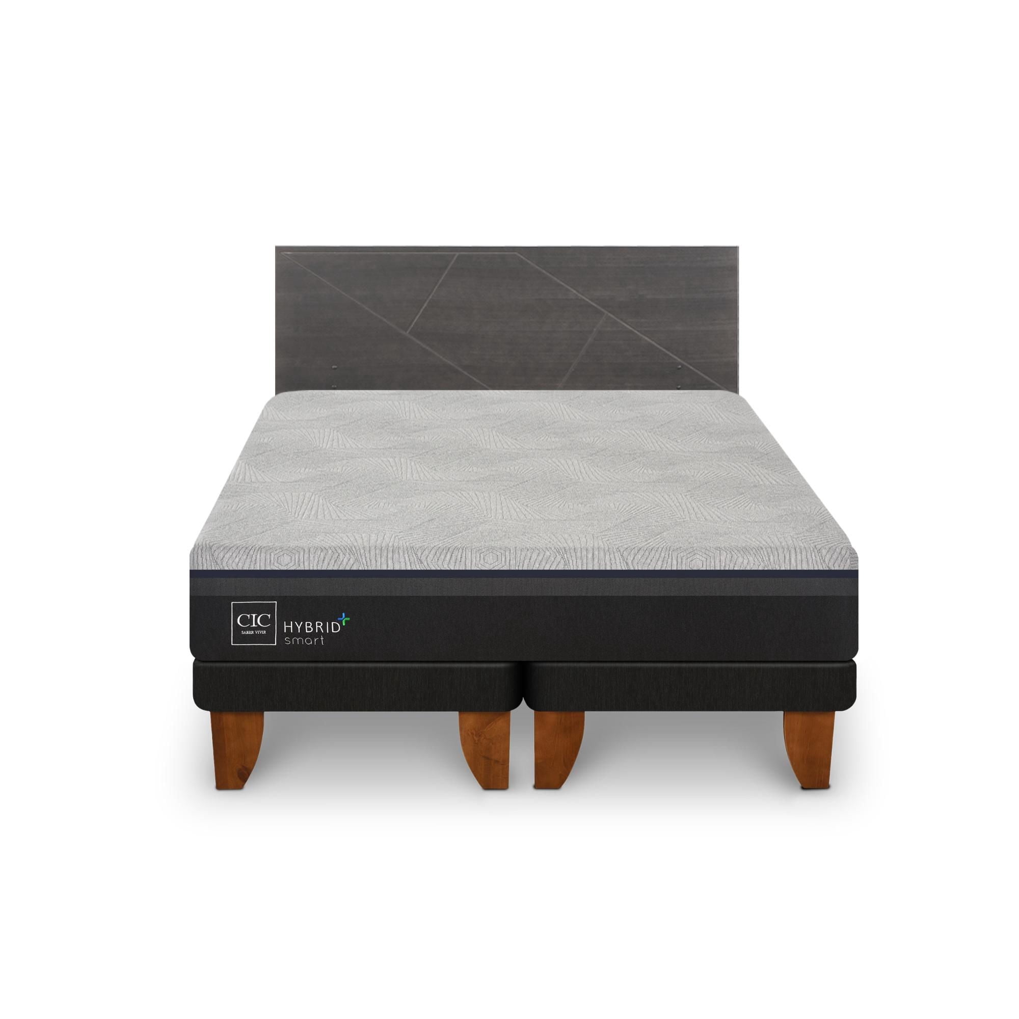 Cama Europea Hybrid Plus Smart King Base Dividida