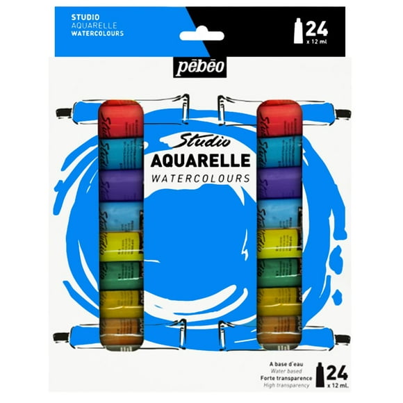 Acuarela Pebeo Studio Set 24 Colores 12ml