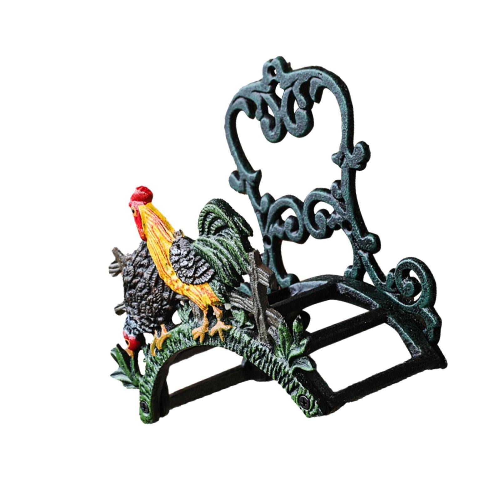 Ioensy - Estante Para Mangueras Para Exteriores, Decorativo, Para Jardín, Césped, Garaje, Organizador De Almacenamiento De Mangueras, 22 Cm X 11 Cm X 21,5 Cm