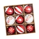 thumbnail image 3 of 9 Piezas De Adornos De Bolas De árbol De Navidad De 2,3 Pulgadas, Decorativos Para Puerta De Chimenea, Estilo B, 3 of 3