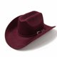 thumbnail image 4 of Sombrero Vaquero Cowboy Western Unisex Adulto - Festivales rojo Talla Única, 4 of 7