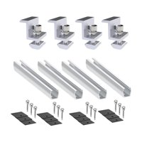 Bothyi - Panel Solar Soportes De Techo De Montaje Soporte De Instalación De Techo Para Rvs Walls Railers 4Pcs