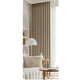 thumbnail image 2 of Cortinas Living Dormitorio 2 Paños Con Argolla Beige, 2 of 4