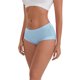 thumbnail image 4 of INSPIRE CHIC Ropa interior de mujer de cintura media de modal de talla grande, bragas de algodón de cobertura total, paquete de 2, L 1 Azul Claro 1 Caqui, 4 of 4