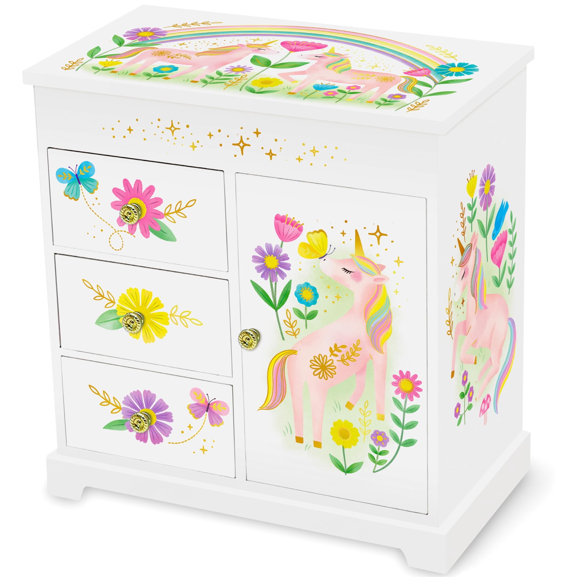 Joyero Musical Giggle & Honey Unicorn Para Niñas De 4 A 6 Años