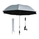 thumbnail image 1 of Sombrilla para silla de Camping de 42 pulgadas, sombrilla ajustable genérica portátil con Clip montado, instalación sencilla, sombrilla para silla de Plateado, 1 of 5