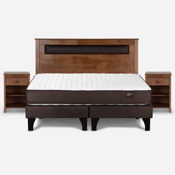 Cama Europea New Ergo T Combo Ferrara 2 Plazas