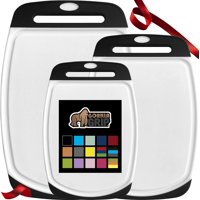 Juego De Tablas De Cortar Gorilla Grip De Gran Tamaño, 100% Sin Bpa, X3